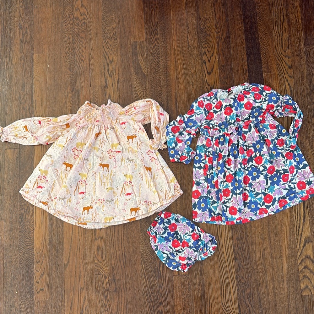Lot of 2 dresses by Tea size 4t